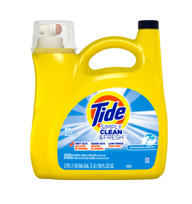 Tide Simply 128 Fl Oz Only $6 (was $12) while supplies last