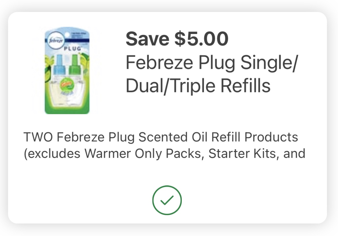 Febreze Plugins Only 2.50 each One Cute Couponer