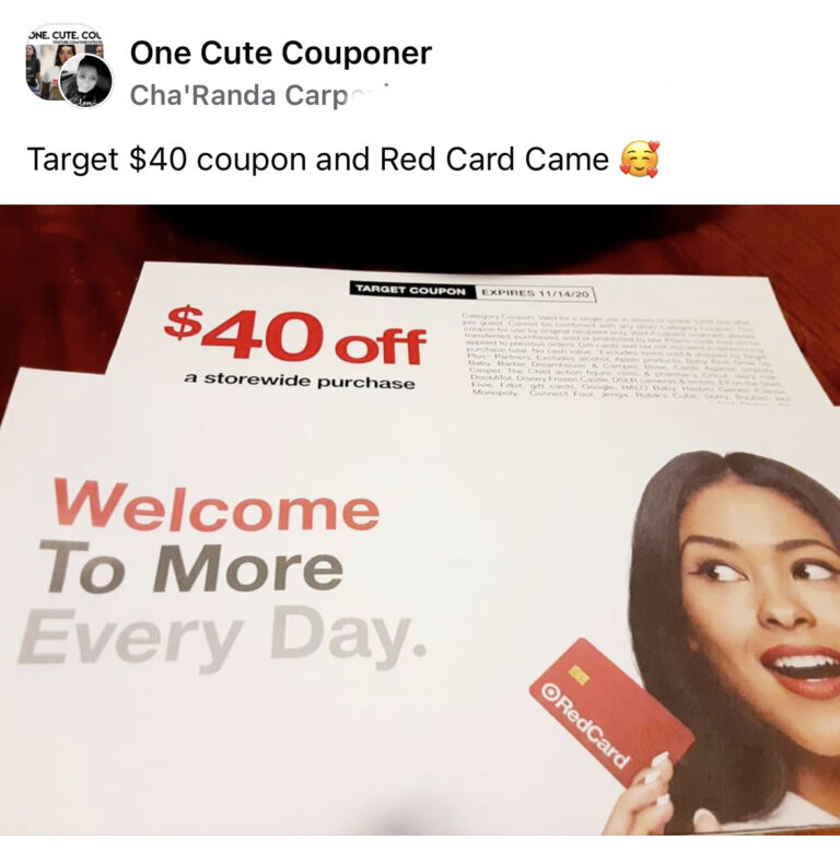 Get a FREE 50 off Coupon at Target! One Cute Couponer