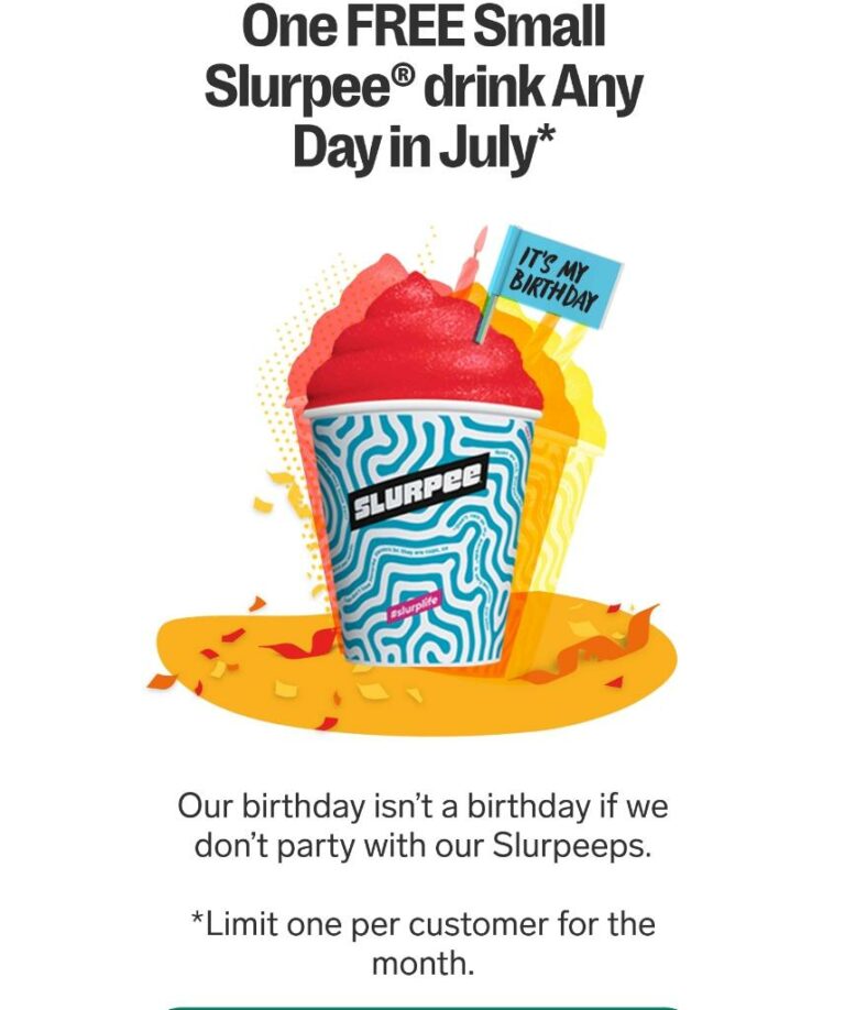 Free Slurpee’s! No purchase required One Cute Couponer