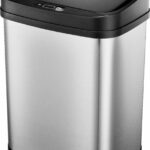 Hot Deal! Insignia – 3 Gal. Automatic Trash Can – Stainless steel Only $14.99! Thumbnail