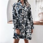 Cute Snow Leopard Tie Dress only $22.99! Thumbnail