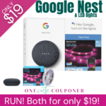 RUN DEAL! Google Nest Mini+ Smart LED Strip Lights Only $19! Thumbnail