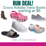 Men’s Crocs ONLY $9! Vans Only $25! Adidas Only $26! Kids Crocs $14! Thumbnail