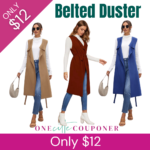 Belted Duster Jacket only $12! Thumbnail