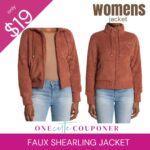 Price Drop!Faux Shearling Jacket only $19! Thumbnail