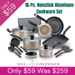 16-Pc. Nonstick Aluminum Cookware Set $59 Thumbnail