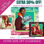 EXTRA 50% OFF CLOTHES JACKETS SHOES & MORE FOR THE ENTIRE FAMILY! Thumbnail