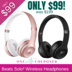 Beats Solo³ Wireless Headphones ONLY $99! 50% off! Thumbnail