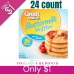 RUN DEAL! 24 count Waffles only $1! Stock up! Thumbnail