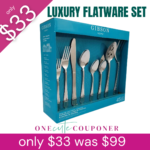 ONLY $33! Luxury Flatware Set 45pc Thumbnail