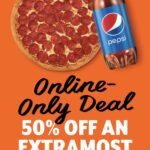 LARGE PIZZA & DRINK ONLY $5.96! Thumbnail