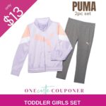 Toddler Girls 2 Pc Puma Set only $13! Thumbnail