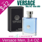 Versace Pour Homme Eau de Toilette, Cologne for Men, 3.4 Oz Thumbnail