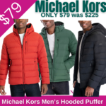 Michael Kors Men’s Hooded Puffer Jacket Only $79! (was $225) Thumbnail