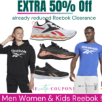 Run Deal! Take an Additional 50% off Reebok Clearance! Thumbnail