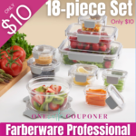 ONLY $10! 18 Piece Tritan Food Storage Container! Thumbnail