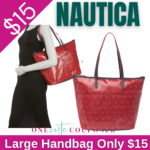 Large NAUTICA Handbag Only $15! Thumbnail