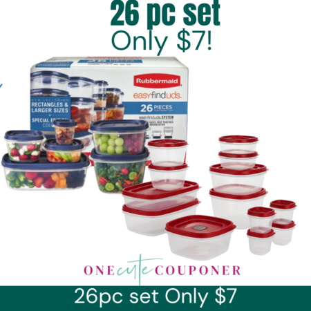 26 pc FOOD STORAGE SET ONLY $7! Thumbnail