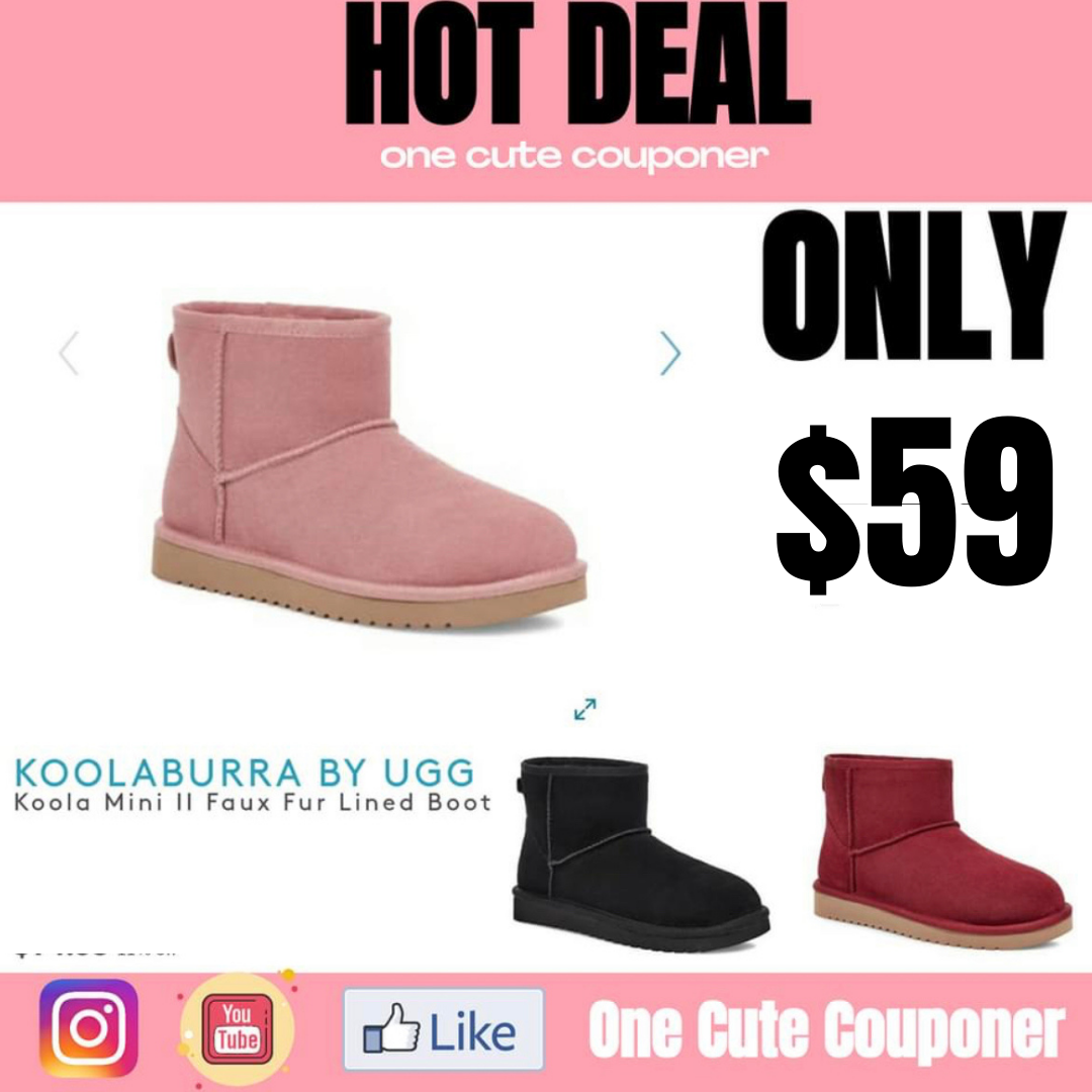 HOT DEAL!! Womens UGGS Only 59!! One Cute Couponer