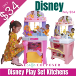 ONLY $35! Disney Princess or Frozen Play Kitchen Thumbnail