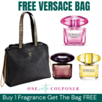 FREE VERSACE HANDBAG! Buy 1 Fragrance Get The Bag Free! Thumbnail