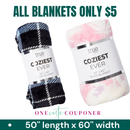 All Blankets Only $5! Thumbnail