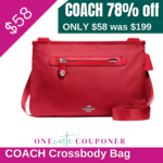 70% Off Coach Crossbody Bag! Only $58! Thumbnail