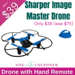 Sharper Image Master Drone 5inch, Drone with Hand Remote ONLY $39 (was $75 Thumbnail