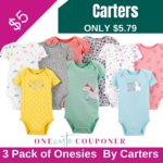 Carter’s 3 pc Onesie Sets Only $5! Thumbnail