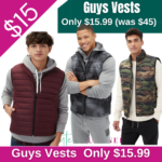 Mens Puffer Vests Only $15.99! (was $45) Thumbnail