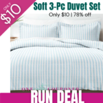 Run Deal! 3pc Duvet Cover Set ONLY $10! Thumbnail