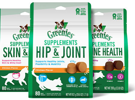 3 FREE BAGS OF Greenies Chicken Flavored Soft Chew Joint Supplement for Dogs, 80 count (reg. $29 each!) Thumbnail