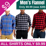 All Men’s Flannel Only $9.99! (Was $39) Thumbnail