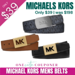 Michael Kors Men’s Belt Only $39 (was $198) Thumbnail