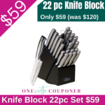 22-pc Knife Block Set Only $59! (was $120) Thumbnail