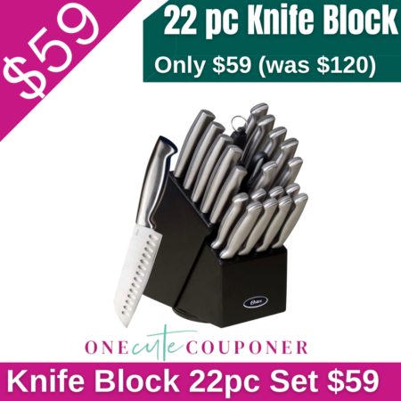 22-pc Knife Block Set Only $59! (was $120) Thumbnail