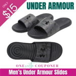 Men’s Under Armour Slides ONLY $15! Thumbnail