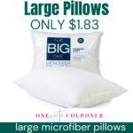 RUN DEAL! Full Size Microfiber Pillows Only $1.83 each! Thumbnail