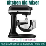 Kitchen Aid Mixer 49% Off! Thumbnail