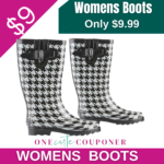 Only $9.99 Women’s Houndstooth 3.0 Rubber Boots! Thumbnail