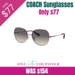 Hot deal! Coach Sunglasses only $77! Thumbnail