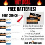FREE BATTERIES! 100% Cash Back! Thumbnail