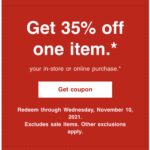 35% OFF or 40% OFF COUPON AT CVS (for some accounts) Thumbnail