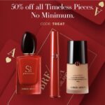 50% off all Armani Beauty Fragrances and Cosmetics! Thumbnail