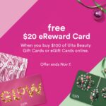 (Today ONLY)Free $20 Ulta Gift Card wyb a $100 Ulta Gift Card Thumbnail