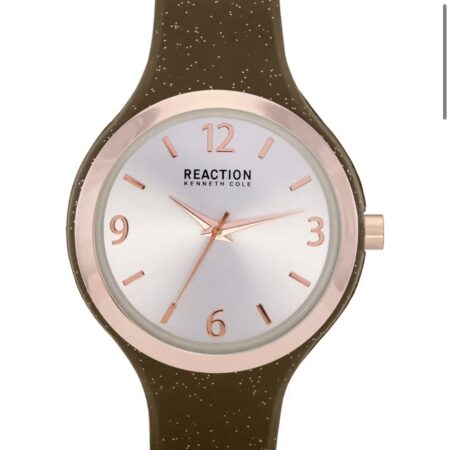 Women’s Kenneth Cole Reaction 3-Hand Silicone Strap Watch ONLY $22 (was $65 Thumbnail