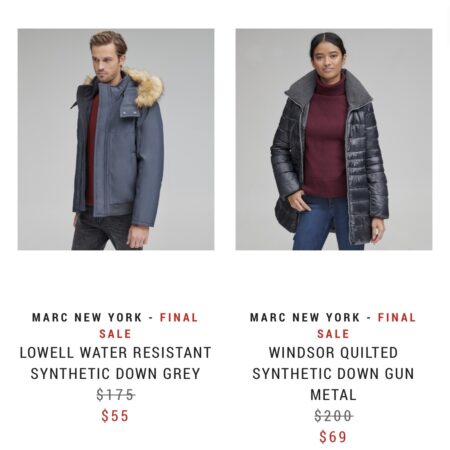 Jacket & Coat Sale! 70% Off PLUS an extra 30% off at checkout! Men & Women Thumbnail