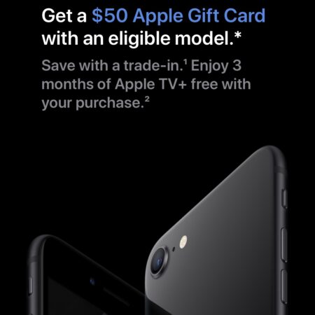 Get a $100 Apple Gift Card with An Apple Purchase! Thumbnail