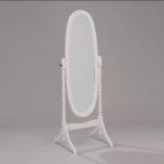 ONLY $59! crown Mark White Finish 24″ X 60″ Cheval Mirror Thumbnail